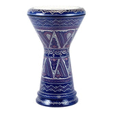 Darbouka sombati univers bleu - SOLISTOS